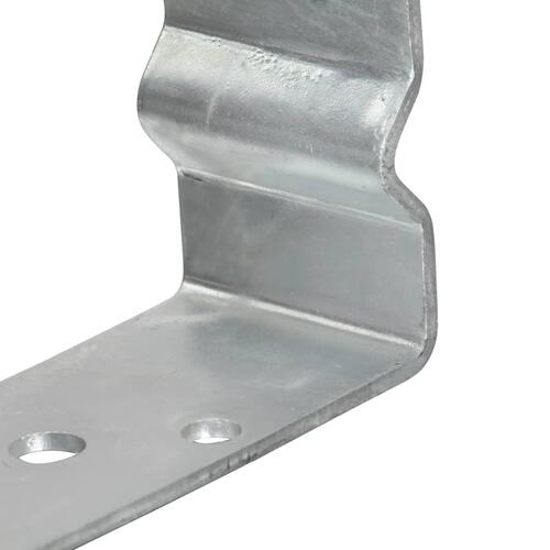 Jordankre 12 stk. 12x6x15 cm galvaniseret stål sølvfarvet
