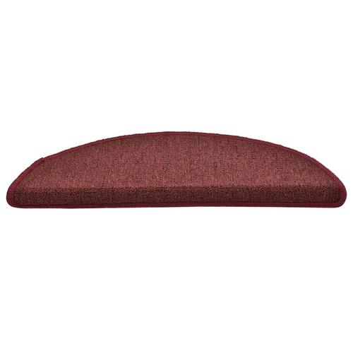 Trappemåtter 30 stk. 56x17x3 cm rød