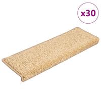 Trappemåtter 30 stk. 65x21x4 cm brun