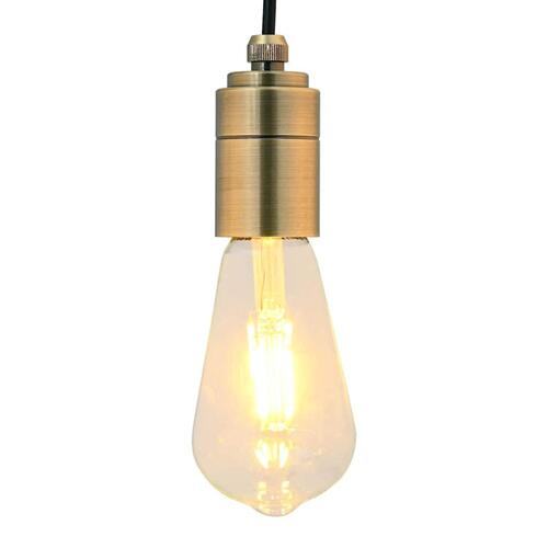 Lampeholdere 2 stk bronze E27
