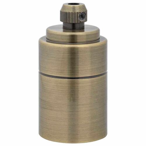 Lampeholdere 2 stk bronze E27