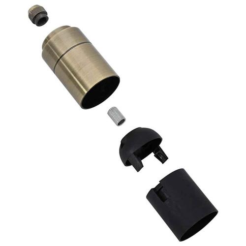 Lampeholdere 2 stk bronze E27