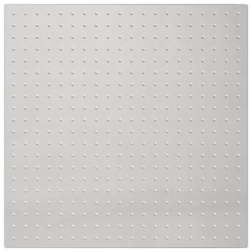 Regnbrusehoved 50x50 cm firkantet rustfrit stål 304