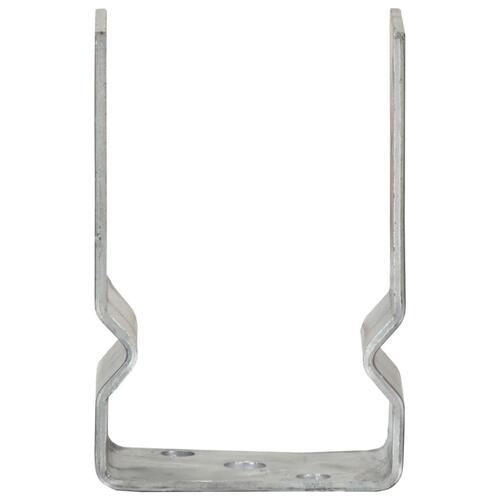 Jordankre 12 stk. 9x6x15 cm galvaniseret stål sølvfarvet