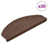 Trappemåtter 30 stk. 65x24x4 cm brun