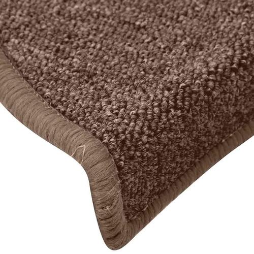 Trappemåtter 30 stk. 65x24x4 cm brun