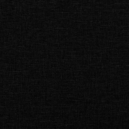 Sengeramme 180×200 cm i sort stof med hovedgærde
