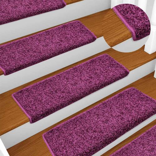 Trappemåtter 30 stk. 65x21x4 cm violet