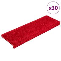 Trappemåtter 30 stk. 65x21x4 cm rød