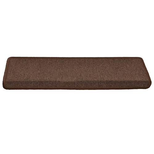 Trappemåtter 30 stk. 65x21x4 cm brun