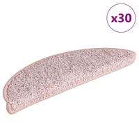 Trappemåtter 30 stk. 56x17x3 cm lyserød