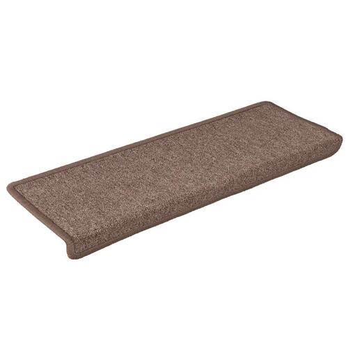 Trappemåtter 30 stk. 65x21x4 cm brun