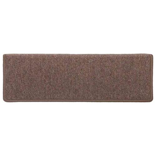 Trappemåtter 30 stk. 65x21x4 cm brun