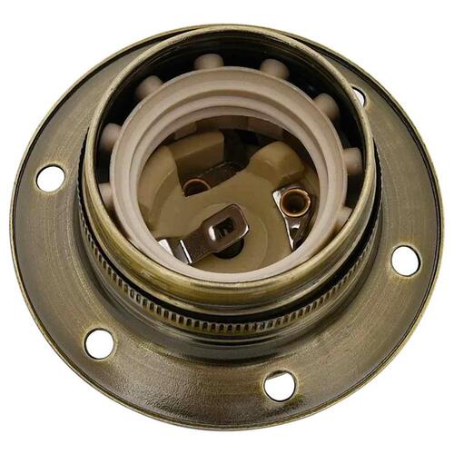 Lampeholdere 2 stk bronze E27