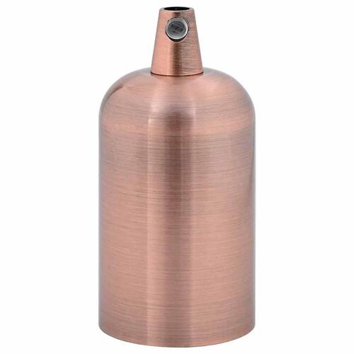 Lampeholdere 2 stk rød bronze E27