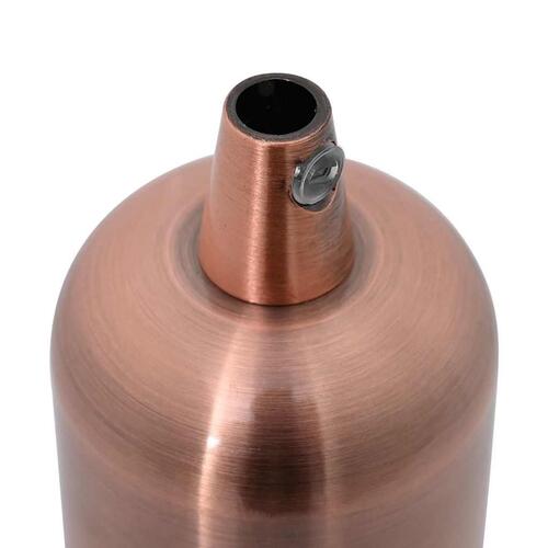 Lampeholdere 2 stk rød bronze E27