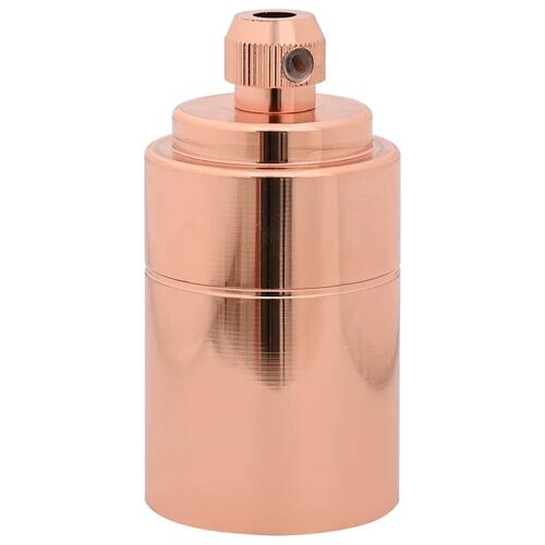 Lampeholdere 2 stk rosaguld E27