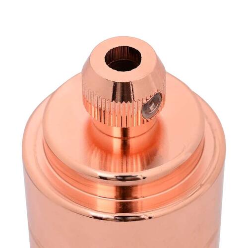 Lampeholdere 2 stk rosaguld E27