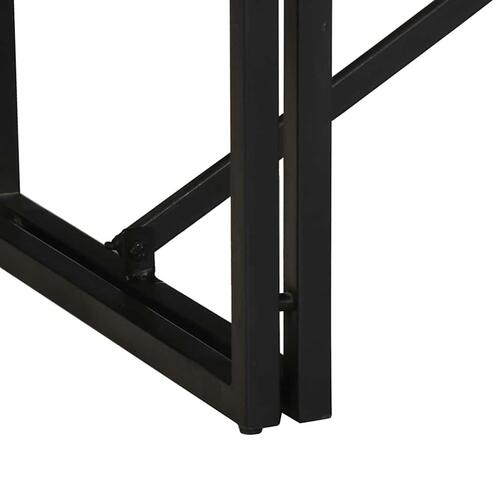 Sofabord 80x40x35 cm massivt ru mangotræ