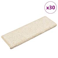 Trappemåtter 30 stk. 65x21x4 cm hvid