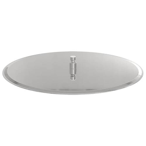 Regnbrusehoved 50 cm rund rustfrit stål 304