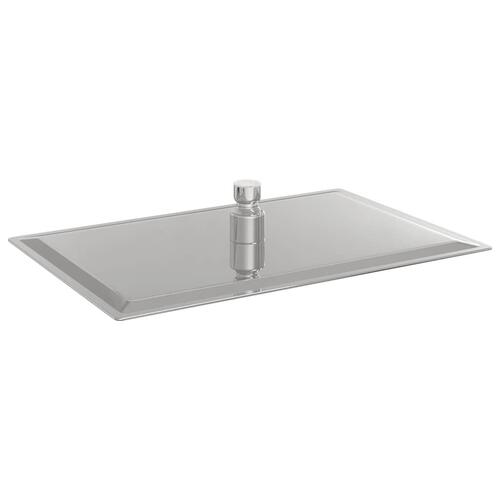 Regnbrusehoved 30x20 cm rektangulær rustfrit stål 304