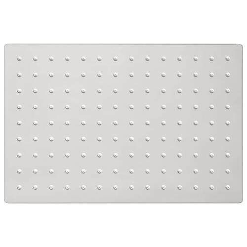 Regnbrusehoved 30x20 cm rektangulær rustfrit stål 304