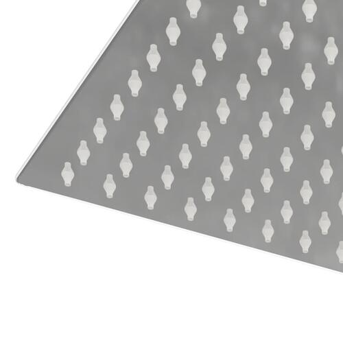 Regnbrusehoved 30x20 cm rektangulær rustfrit stål 304