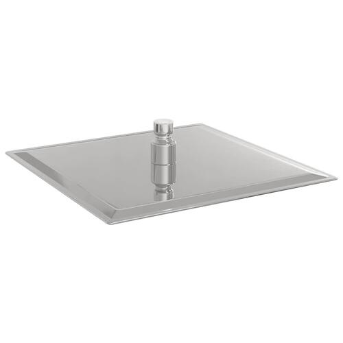 Regnbrusehoved 25x25 cm firkantet rustfrit stål 304