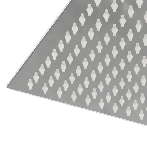 Regnbrusehoved 25x25 cm firkantet rustfrit stål 304
