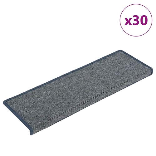 Trappemåtter 30 stk. 65x21x4 cm lilla og blå