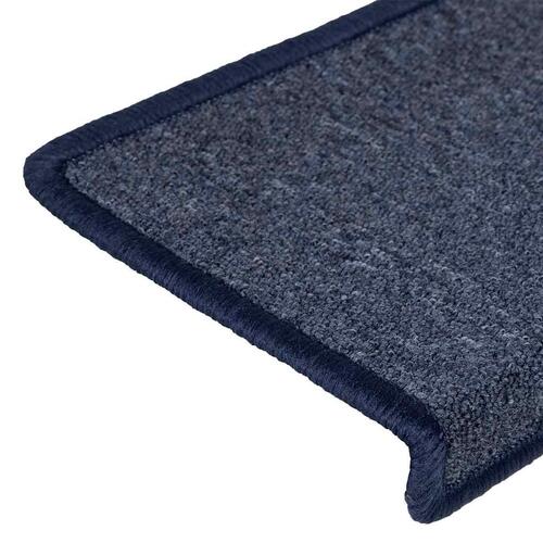 Trappemåtter 30 stk. 65x21x4 cm grå og blå