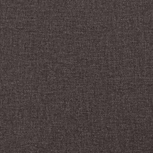 Sengeramme uden madras 180x200 cm stof mørkebrun