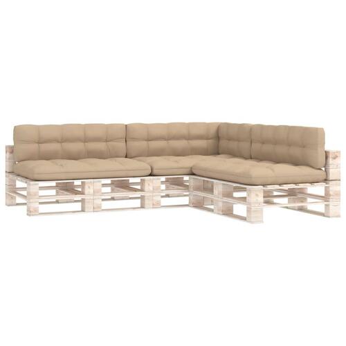 Hynder til pallesofa 7 stk. beige