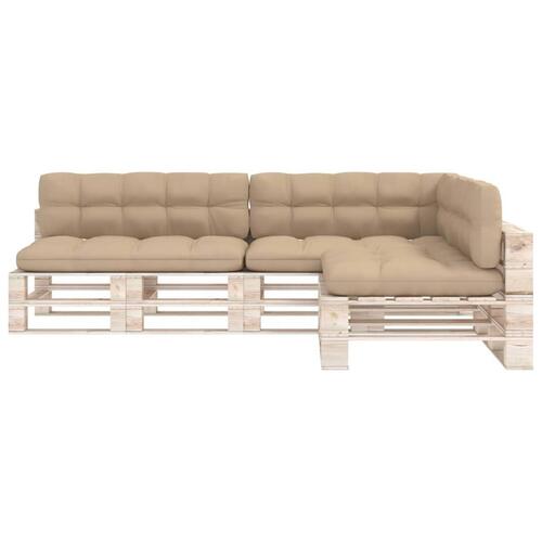 Hynder til pallesofa 7 stk. beige