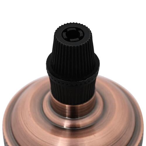 Lampeholdere 2 stk rød bronze E27