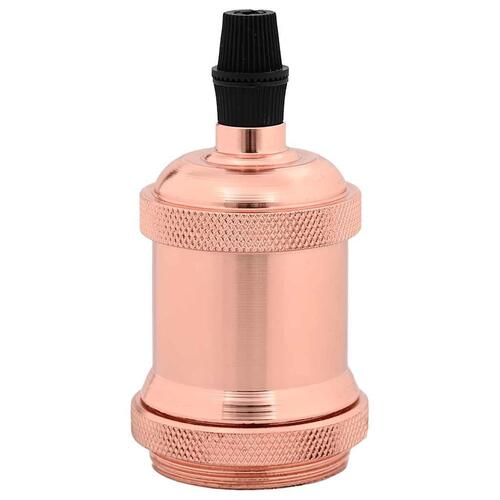 Lampeholdere 2 stk rosaguld E27