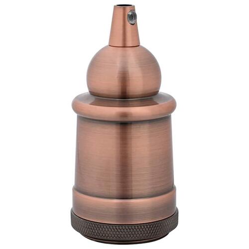 Lampeholdere 2 stk rød bronze E27