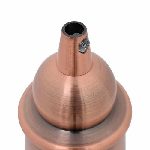 Lampeholdere 2 stk rød bronze E27