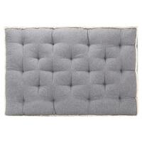 Hynde til pallesofa 120x80x10 cm antracitgrå