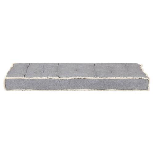 Hynde til pallesofa 120x80x10 cm antracitgrå
