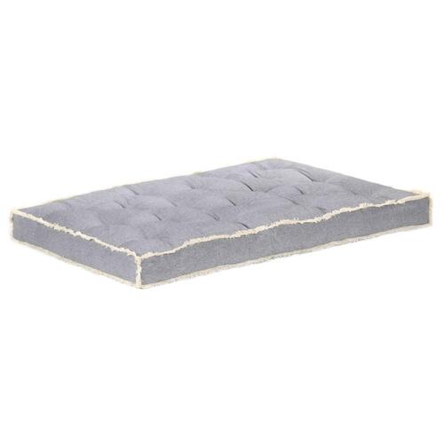 Hynde til pallesofa 120x80x10 cm antracitgrå