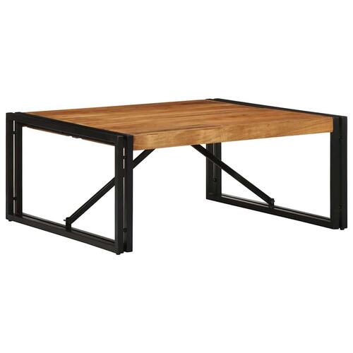 Sofabord 80x80x35 cm massivt akacietræ