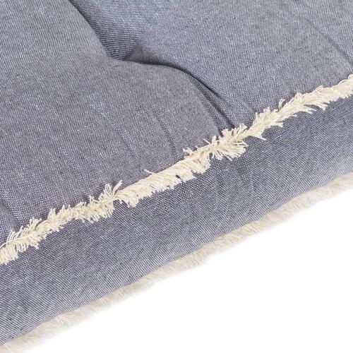 Hynde til pallesofa 120x80x10 cm antracitgrå