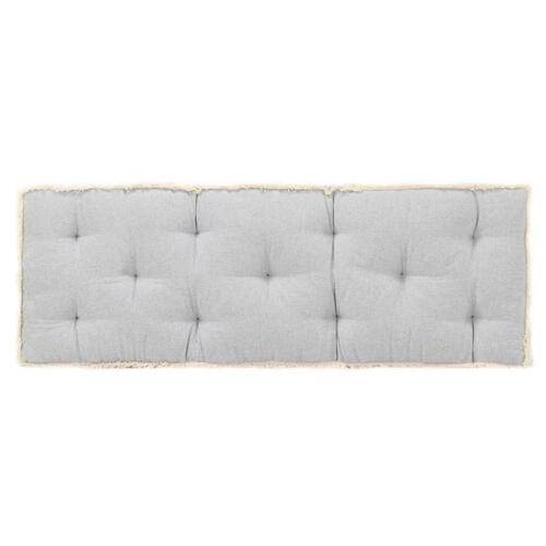 Hynde til pallesofa 120x40x7 cm grå