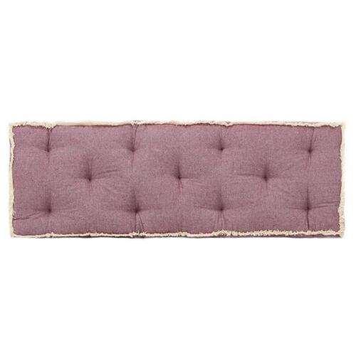 Hynde til pallesofa 120x40x7 cm rød