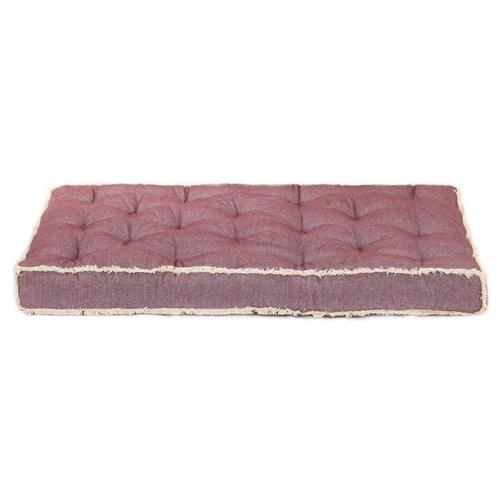 Hynde til pallesofa 120x80x10 cm bordeauxfarvet