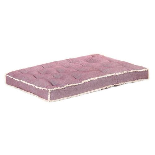 Hynde til pallesofa 120x80x10 cm bordeauxfarvet