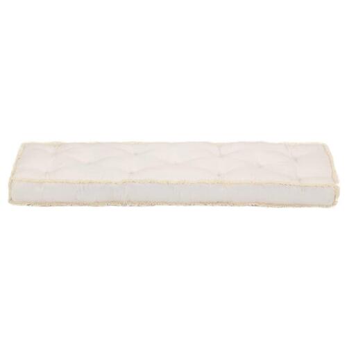 Hynde til pallesofa 120x40x7 cm beige