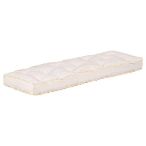 Hynde til pallesofa 120x40x7 cm beige